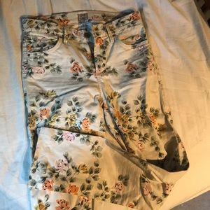 Gorgeous floral denim !